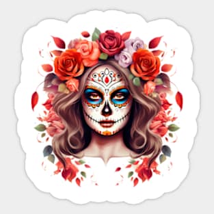 Day of the Dead Woman #3 Sticker